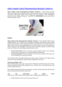 Salep Untuk Mengempeskan Wasir