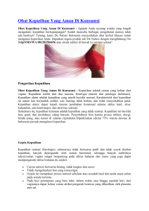 Obat Keputihan Yang Aman Di Konsumsi