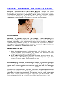 Bagaimana Cara Mengatasi Gatal Eksim Yang Menahun