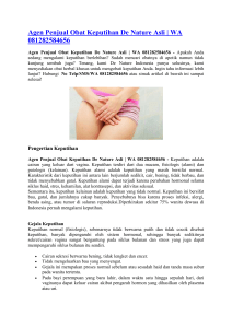 Agen Penjual Obat Keputihan De Nature Asli