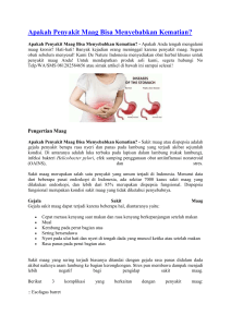 Apakah Penyakit Maag Bisa Menyebabkan Kematian