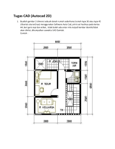 Tugas Auto Cad 2D