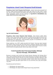 Pengobatan Alami Untuk Mengatasi Kutil Kelamin