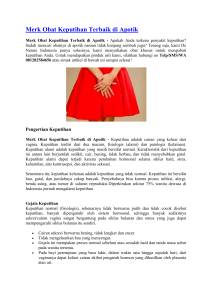 Merk Obat Keputihan Terbaik di Apotik