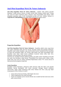 Jual Obat Keputihan Merk De Nature Indonesia