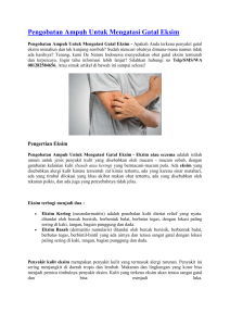 Pengobatan Ampuh Untuk Mengatasi Gatal Eksim