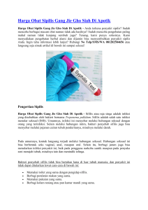 Harga Obat Sipilis Gang Jie Gho Siah Di Apotik