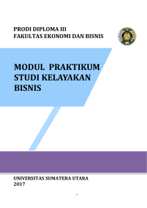 MODUL STUDI KELAYAKAN BISNIS