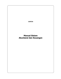 Contoh Manual Sistem Akuntansi dan Keuangan