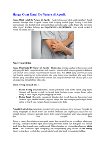 Harga Obat Gatal De Nature di Apotik