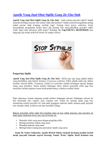 Apotik Yang Jual Obat Sipilis Gang Jie Gho Siah