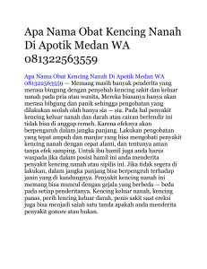 Apa Nama Obat Kencing Nanah Di Apotik Medan WA 081322563559