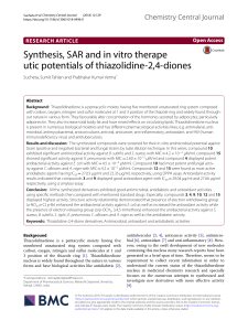 Sucheta2018 Article SynthesisSARAndInVitroTherapeu