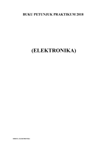 BUKU PETUNJUK PRAKTIKUM 2018
