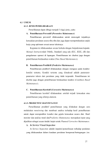 Analisa kerusakan dan pemeliharaa Gardu Induk