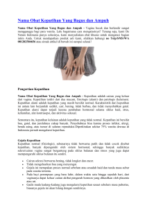 Nama Obat Keputihan Yang Bagus dan Ampuh