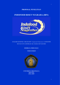 PROPOSAL INDOFOOT RISET NUGRAHA