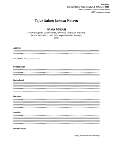 BAHASA MELAYU    Full Paper Template SWAT 2019 vwxHpdK27N