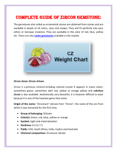 Complete Guide of Zircon Gemstone
