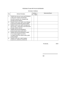 VALIDASI RPP