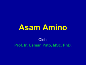 Pertemuan 2. Asam Amino (UP)