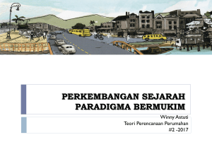 PERKEMBANGAN PARADIGMA BERMUKIM