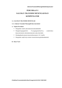modul 1 Saluran Transmisi Menengah dan Kompensator final EDIT print
