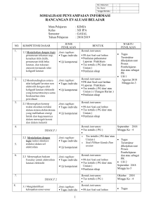 9. Rancangan Penilaian XII GASAL 2018