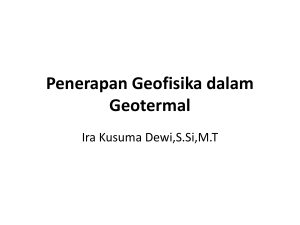 8. Penerapan Geofisika dalam Geotermal