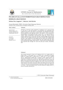 Pelabelan L(3,2,1) dan Graf Middle pada Beberapa Graf Khusus