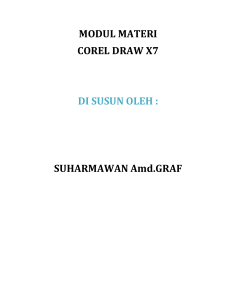 MODUL MATERI COREL DRAW X7