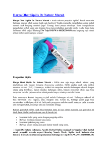 Harga Obat Sipilis De Nature Murah