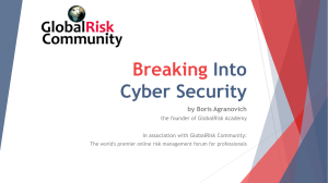 Breaking into Cyber Security