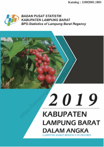 judul 3 Kabupaten Lampung Barat Dalam Angka 2019