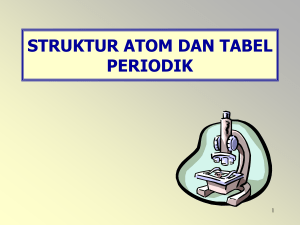 struktur atom dan tabel periodik