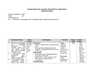 silabus smp seni rupa