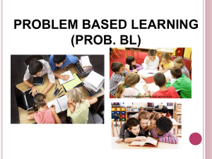 Problem Based Learning ppt