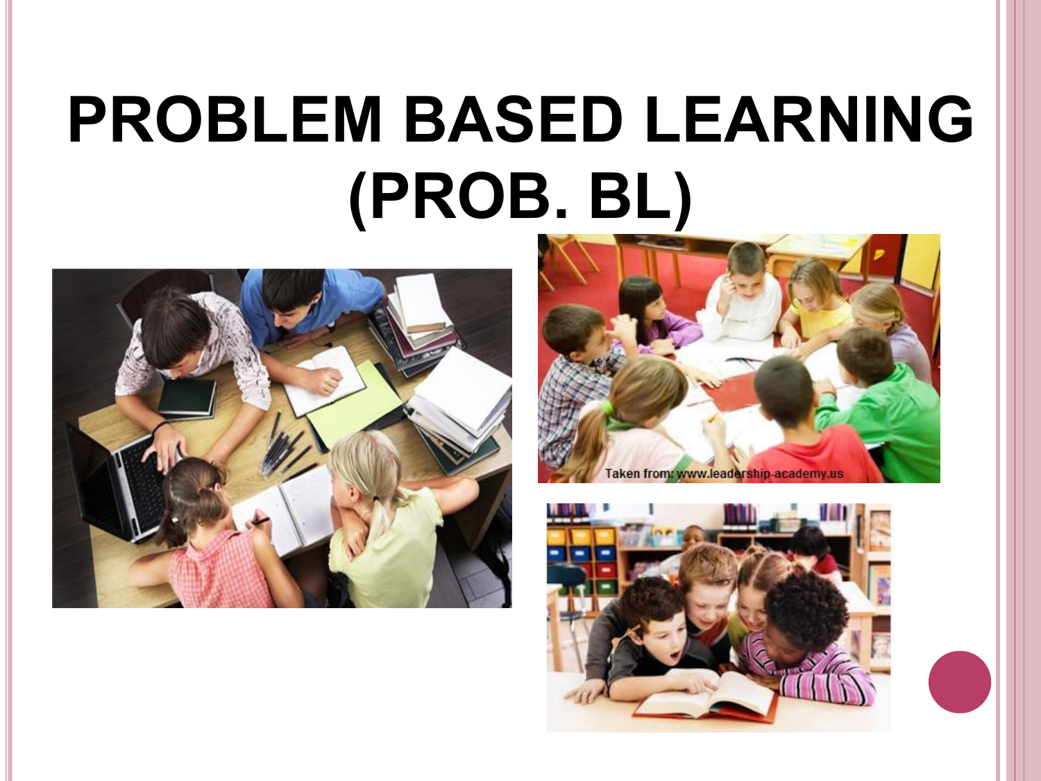 what is problem based education