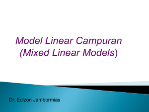 @Model Linear Campuran