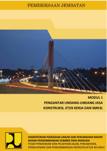 9ad03 Modul 1 Pengantar Undang-Undang Jasa Konstruksi  UUJK   Etos Kerja  SMK3L