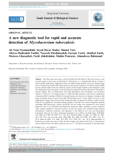 A new diagnostic tool for rapid and accurate detection of Mycobacterium tuberculosis