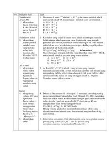 Soal Kimia: Stoikiometri, Atom, dan Molekul