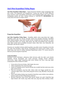 Jual Obat Keputihan Paling Bagus