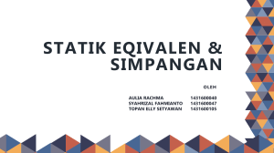 statik ekivalen dan simpangan 