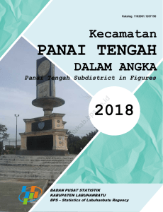 Kecamatan Panai Tengah Dalam Angka 2018