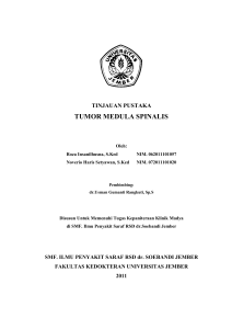 Tinjauan Pustaka Tumor Medula Spinalis