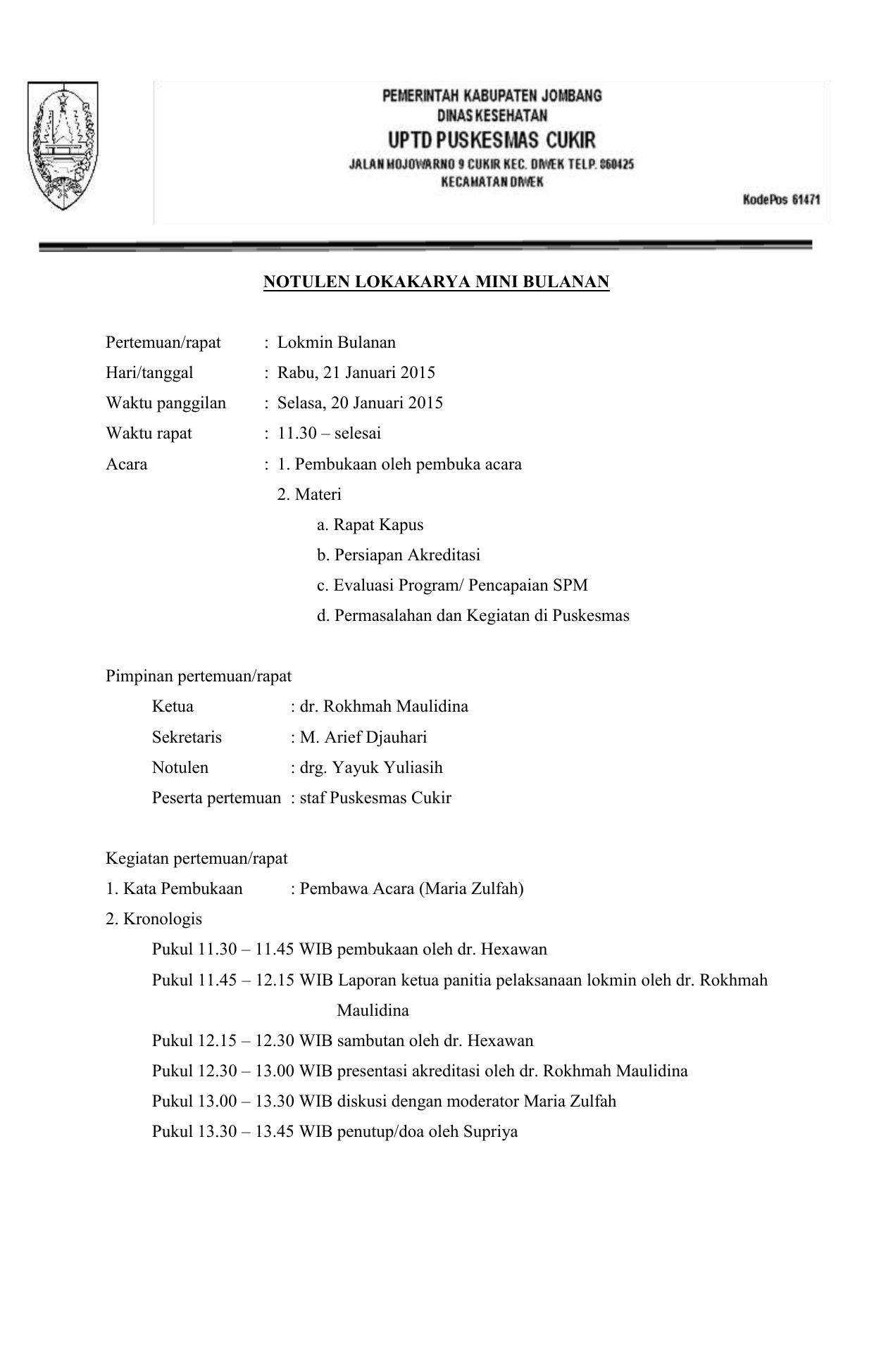Contoh Laporan Notulen Presentasi Nusagates