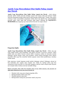 Apotik Yang Menyediakan Obat Sipilis Paling Ampuh dan Murah