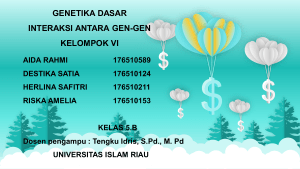 PPT KEL 6 GENETIKA DASAR