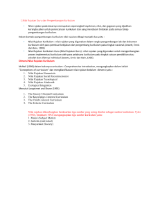 nilai rujukan kurikulum